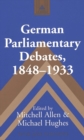 Image for German Parliamentary Debates, 1848-1933