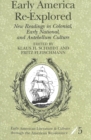 Image for Early America Re-explored : New Readings in Colonial, Early National, and Antebellum Culture