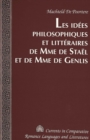 Image for Les Les Idees Philosophiques et Litteraires de Mme de Stael et de Mme de Genlis