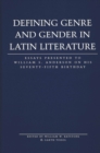 Image for Defining Genre and Gender in Latin Literature