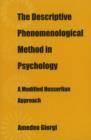 Image for The Descriptive Phenomenological Method in Psychology