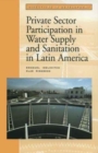 Image for Private Sector Participation in Water Supply and Sanitation in Latin America