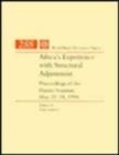 Image for Africa&#39;s Experience with Structural Adjustment : Proceedings of the Harare Seminar, May 23-24, 1994