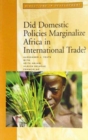 Image for Did Domestic Policies Marginalize Africa in International Trade?