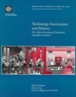 Image for Technology Institutions and Policies : Their Role in Developing Technological Capability in Industry