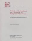 Image for Strategies of Multinationals and Competition for Foreign Direct Investment