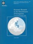 Image for Economic Research on the Determinants of Immigration