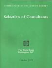 Image for Sample Form of Evaluation Report : Selection of Consultants