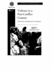 Image for Violence in a Post-conflict Context : Urban Poor Perceptions from Guatemala