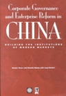Image for Corporate governance and enterprise reform in China  : building the institutions of modern markets
