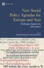 Image for New Social Policy Agendas for Europe and Asia : Challenges, Experiences and Lessons