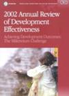 Image for Annual Review of Development Effectiveness Achieving Development Outcomes - The Millennium Challenge