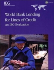 Image for World Bank Lending for Lines of Credit : An IEG Evaluation