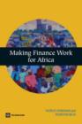Image for Making Finance Work for Africa