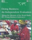 Image for Doing Business - An Independent Evaluation