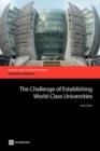 Image for The Challenge of Establishing World Class Universities