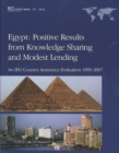 Image for Egypt - Positive Results from Knowledge Sharing and Modest Lending