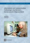 Image for Information and Communication Technologies for Women&#39;s Socioeconomic Empowerment