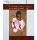 Image for The World Bank Group&#39;s Response to the Global Economic Crisis