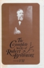 Image for The Complete Works of Robert Browning, Volume VII