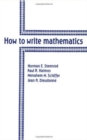 Image for How to Write Mathematics