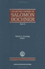 Image for Collected Papers of Salomon Bochner Part 3