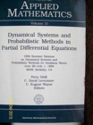 Image for Dynamical Systems and Probabilistic Methods in Partial Differential Equations
