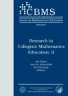 Image for Research in Collegiate Mathematics Education II