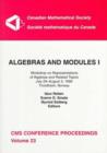 Image for Algebras and Modules, Volume 1 : Workshop on Representations of Algebras and Related Topics, July 29-August 3, 1996, Trondheim, Norway