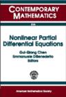 Image for Nonlinear Partial Differential Equations : International Conference on Nonlinear Partial Differential Equations and Applications, March 21-24, 1998, Northwestern University
