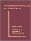 Image for Nonlinear Functional Analysis and Its Applications