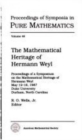 Image for The Mathematical Heritage of Hermann Weyl