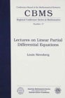 Image for Lectures on Linear Partial Differential Equations