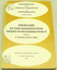 Image for Problems in the Constructive Trend in Mathematics IV
