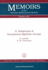 Image for A-1 Subgroups of Exceptional Algebraic Groups