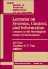 Image for Lectures on Systems, Control and Information
