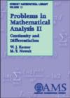 Image for Problems in Mathematical Analysis, Volume 2 : Continuity and Differentiation