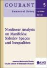 Image for Nonlinear Analysis on Manifolds : Sobolev Spaces and Inequalities