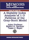 Image for A Stability Index Analysis of 1-D Patterns of the Gray-Scott Model