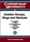 Image for Abelian Groups, Rings and Modules