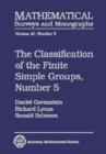 Image for The Classification of the Finite Simple Groups, Number 5