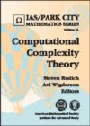 Image for Computational complexity theory