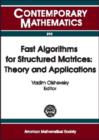 Image for Fast Algorithms for Structured Matrices