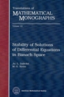 Image for Stability of Solutions of Differential Equations in Banach Space