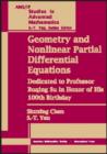 Image for Geometry and Nonlinear Partial Differential Equations