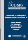 Image for Research in Collegiate Mathematics Education V