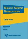 Image for Topics in optimal transportation