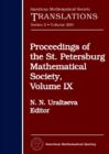 Image for Proceedings of the St. Petersburg Mathematical Society, Volume 9