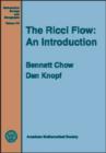 Image for The Ricci flow  : an introduction