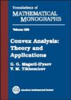 Image for Convex analysis  : theory and applications